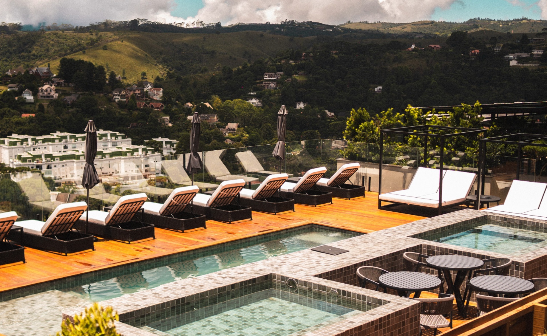 Área da piscina