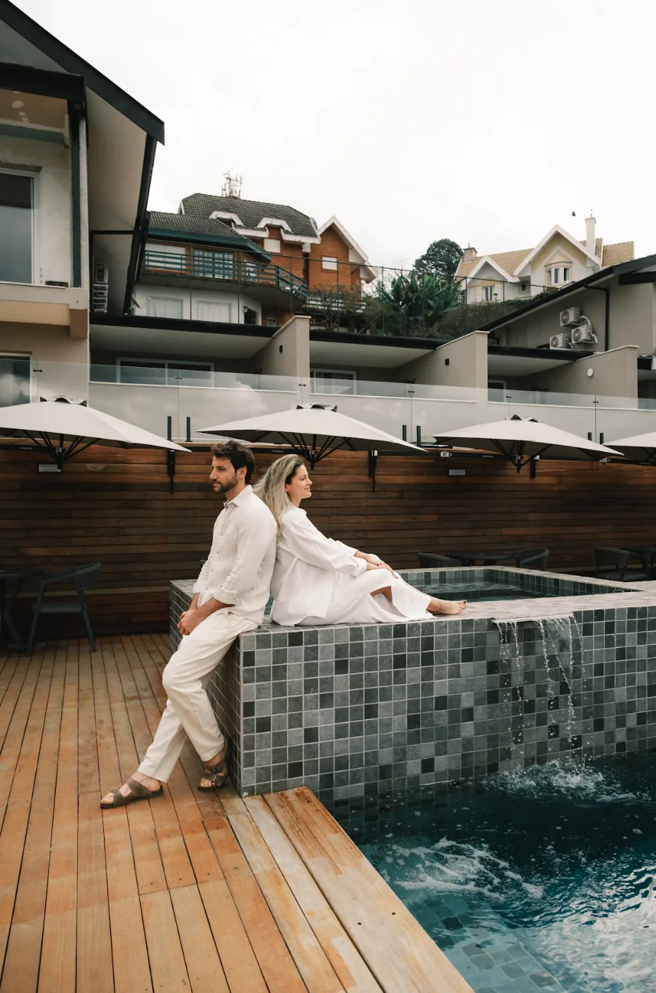 Área da piscina