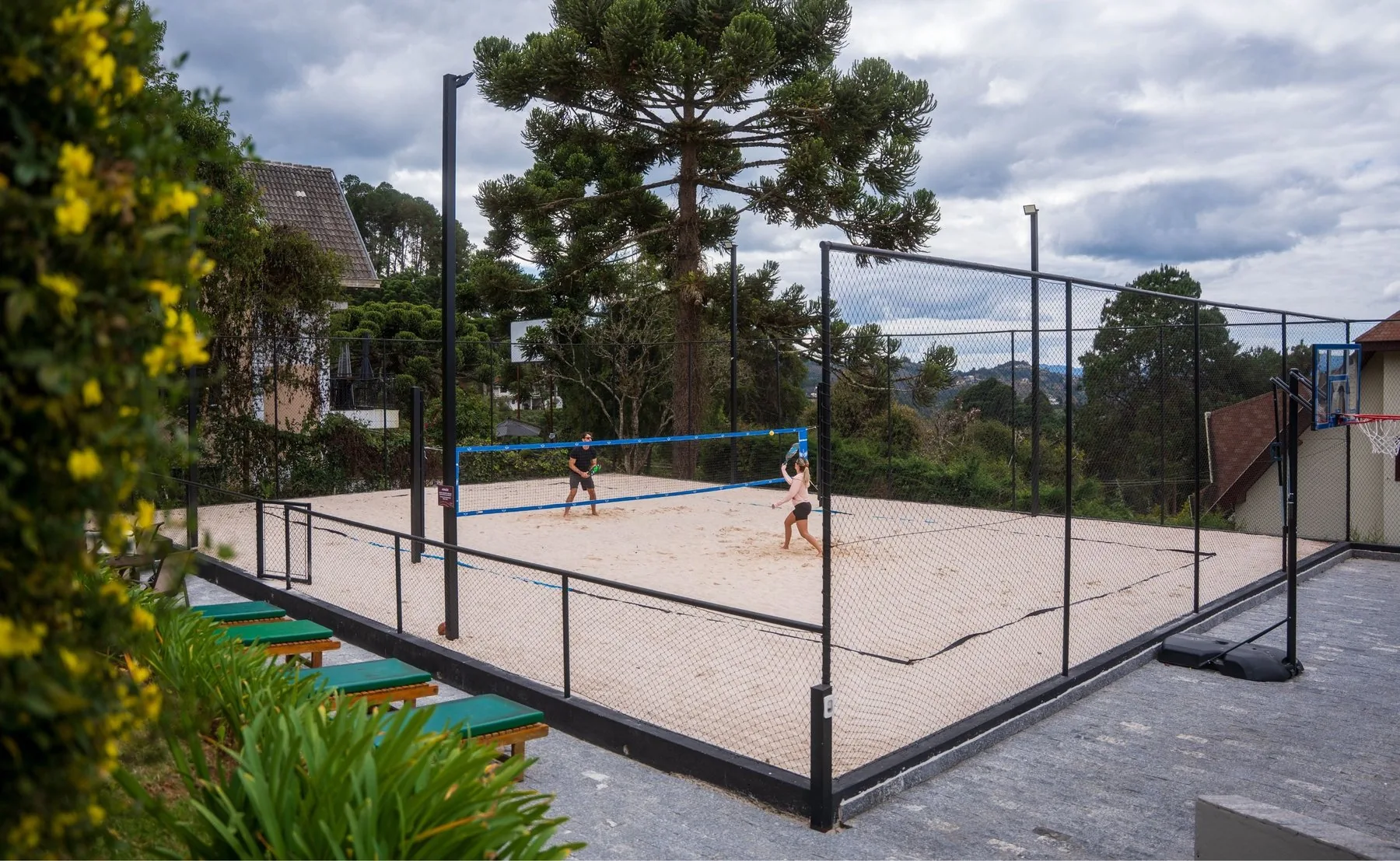 Quadra de Beach Tennis